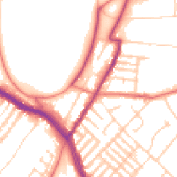 Daytime road noise heatmap for L17 0EF