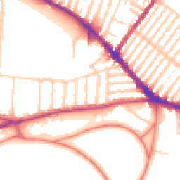 Daytime road noise heatmap for L17 2AF