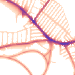 Daytime road noise heatmap for L17 2AJ