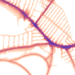 Daytime road noise heatmap for L17 2AN