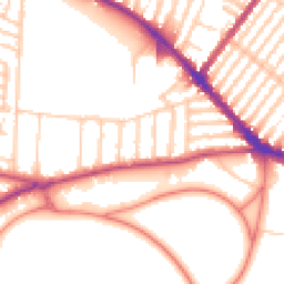 Daytime road noise heatmap for L17 2AS