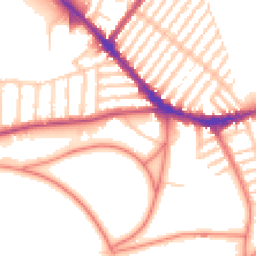 Daytime road noise heatmap for L17 2AZ