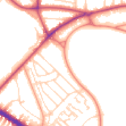 Daytime road noise heatmap for L17 3AW
