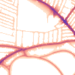 Daytime road noise heatmap for L17 3BA