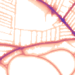 Daytime road noise heatmap for L17 3BB