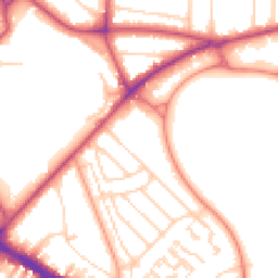 Daytime road noise heatmap for L17 3BD