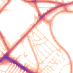 Daytime road noise heatmap for L17 3BH