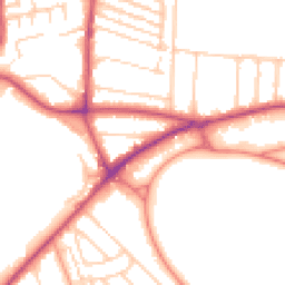 Daytime road noise heatmap for L17 3BL