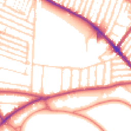 Daytime road noise heatmap for L17 3BY