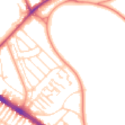 Daytime road noise heatmap for L17 4JB