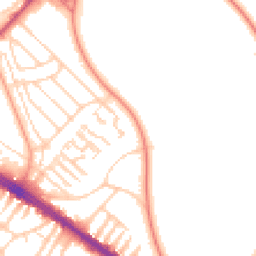 Daytime road noise heatmap for L17 4JG