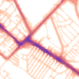 Daytime road noise heatmap for L17 4JN