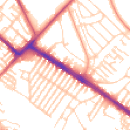 Daytime road noise heatmap for L17 4JX