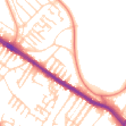 Daytime road noise heatmap for L17 4LA