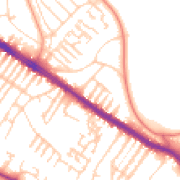 Daytime road noise heatmap for L17 4LB
