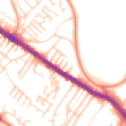 Daytime road noise heatmap for L17 4LG