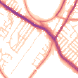 Daytime road noise heatmap for L17 5AA