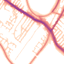 Daytime road noise heatmap for L17 5AG