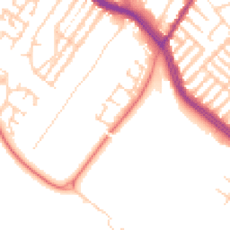 Daytime road noise heatmap for L17 5AP