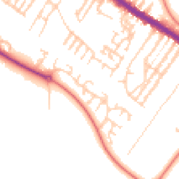 Daytime road noise heatmap for L17 5BB