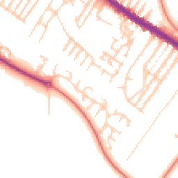 Daytime road noise heatmap for L17 5BR