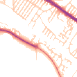 Daytime road noise heatmap for L17 5BT