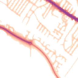 Daytime road noise heatmap for L17 5BX