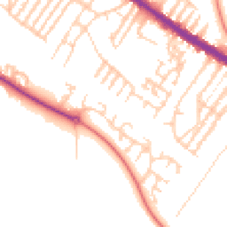 Daytime road noise heatmap for L17 5BY