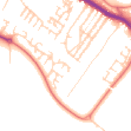 Daytime road noise heatmap for L17 5BZ