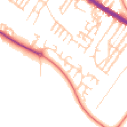 Daytime road noise heatmap for L17 5DD