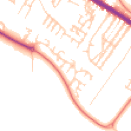 Daytime road noise heatmap for L17 5DE