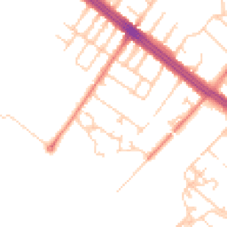 Daytime road noise heatmap for L17 6AJ