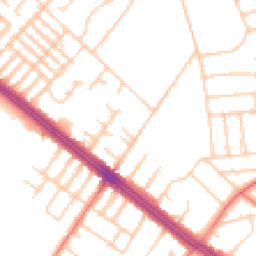 Daytime road noise heatmap for L17 6BE