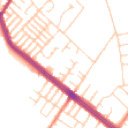Daytime road noise heatmap for L17 6BL