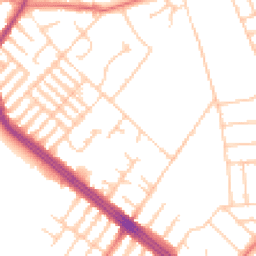 Daytime road noise heatmap for L17 6BT