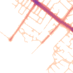 Daytime road noise heatmap for L17 6EW