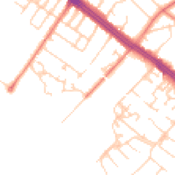 Daytime road noise heatmap for L17 6GD