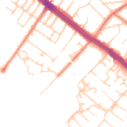 Daytime road noise heatmap for L17 6GE