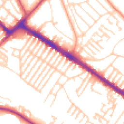Daytime road noise heatmap for L17 7AG