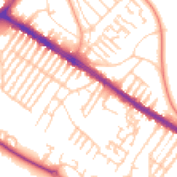 Daytime road noise heatmap for L17 7AN