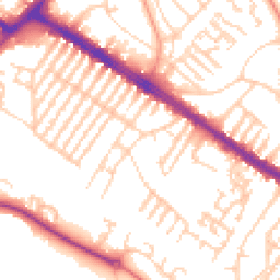 Daytime road noise heatmap for L17 7AW