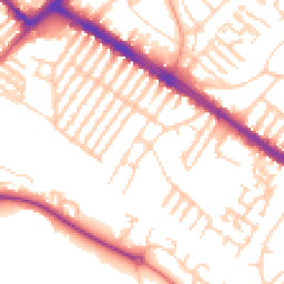 Daytime road noise heatmap for L17 7BB