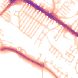 Daytime road noise heatmap for L17 7BG