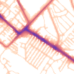Daytime road noise heatmap for L17 7BN