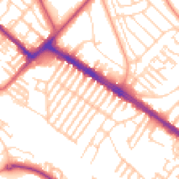 Daytime road noise heatmap for L17 7DL