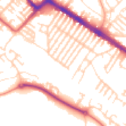 Daytime road noise heatmap for L17 7DR
