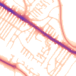 Daytime road noise heatmap for L17 7DS