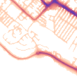 Daytime road noise heatmap for L17 7ED