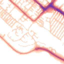 Daytime road noise heatmap for L17 7EE