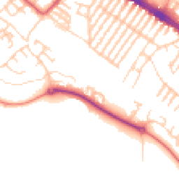 Daytime road noise heatmap for L17 7EN